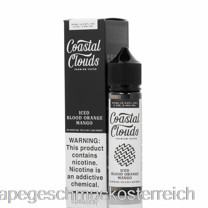 Eisgekühlte Blutorangen-Mango – Coastal Clouds Co. - 60 Ml 3 Mg Vape-Geschmack